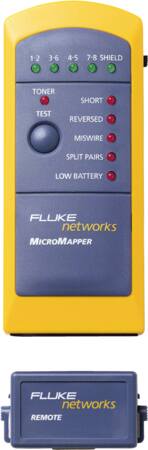 [2098802658] Fluke MicroMapper wiremap tester