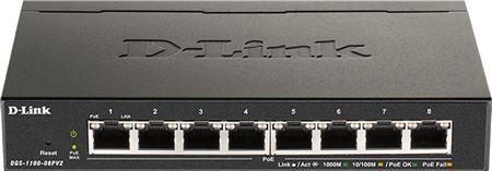 [5486543597] SWITCH 8 X GIGABIT POE DGS-1100-08PV2