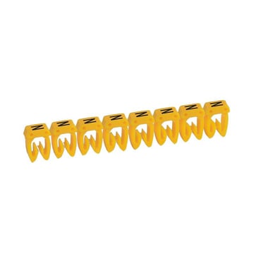 [3928100403] Legrand ledningsmærke CAB3 38313 0,5-1,5MM2 mærke N gul P300
