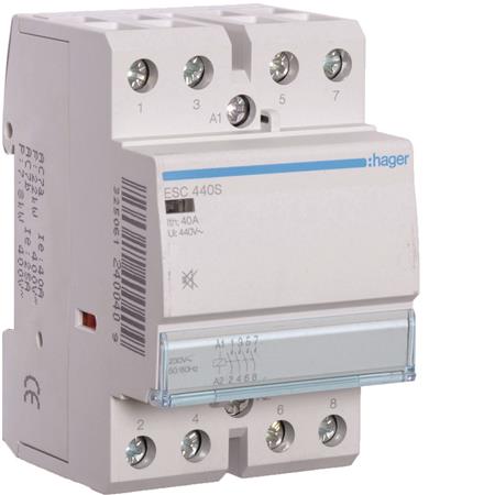 [7922004666] Kontaktor 40A 4 sl 230VAC 3M brumfri