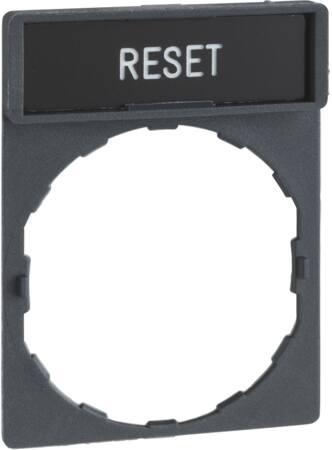 [7517809302] Skilt ZBY2322 MRK:RESET
