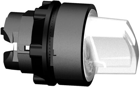 [7517906276] Harmony drejegreb i plast for LED med 2 faste positioner i hvid farve