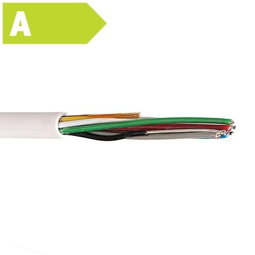 [1483160202] Signalkabel PTK 6x0,6 hvid