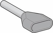 [7521012004] Ledningsafslutning dobbelt