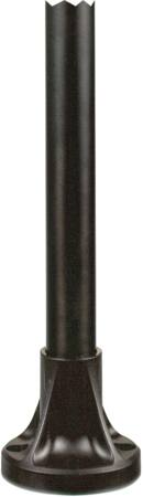 [7548100834] Harmony XVB Ø70 mm lystårn montagefod i plast med Ø25 mm sort aluminiumsrør i 400 mm længde