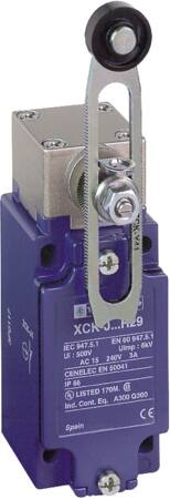 [7524703653] Endestop metal variabel arm med rulle NO+NC gevindhul for M20
