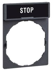 [7517809221] Skilt stop ZBY2304 rød