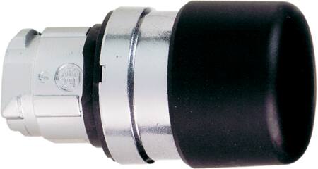 [7517803557] Harmony paddetrykshoved i metal med Ø30 mm padde i sort farve med fjeder-retur