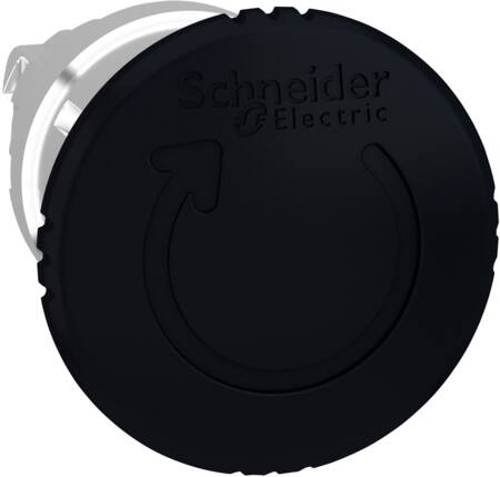 [7517804886] Harmony paddetrykshoved i metal med Ø40 mm padde i sort farve med drej for at frigøre