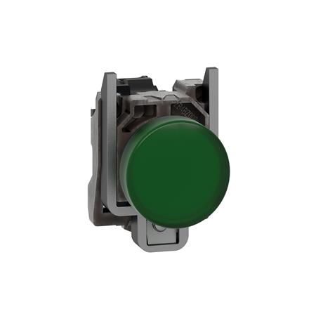 [7517800453] Lampe komplet grøn 230-240 V AC med LED