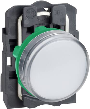 [7517901909] Harmony signallampe komplet med LED i hvid farve og 24VAC/DC forsyning