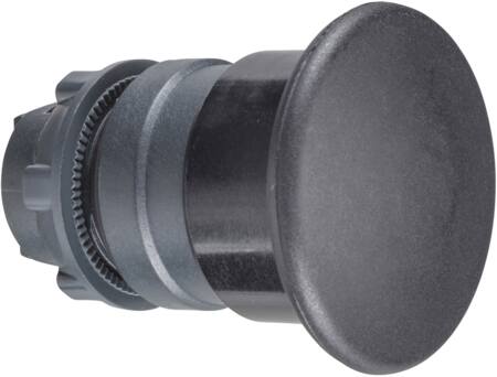 [7517903680] Harmony paddetrykshoved i plast med Ø40 mm padde i sort farve med fjeder-retur