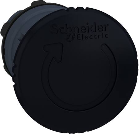 [7517903897] Harmony paddetrykshoved i plast med Ø40 mm padde i sort farve med drej for at frigøre