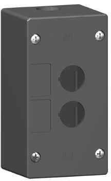 [7517900133] Trykknapbox tom m/2 hul aggresivt miljø