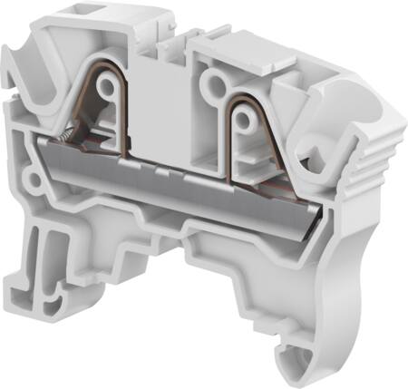 [5401017045] GENNEMGANGSKLEMME FJEDER 6MM² GRÅ