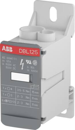 [2121720898] ABB DISTRIBUTIONSBLOK TYPE DBL 125A
