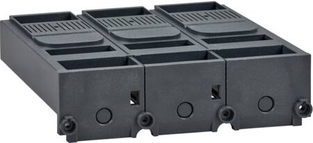 [3322704670] Klemmeafdækning  kort 3 polet til NSX400-630