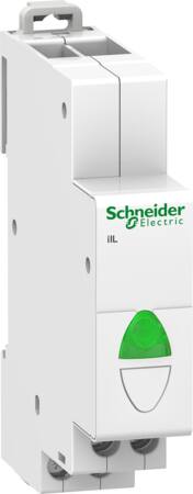 [3317000486] Acti9 iIL signallampe grøn 110-230V. Bredde 18 mm