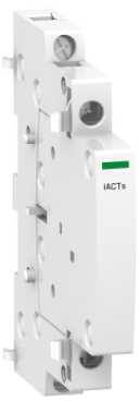 [3322077666] Acti9 positionskontakt til DIN-skinne iACTs 5A 1NO+1NC 230V. Bredde 9 mm