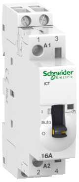 [3322078636] Kontaktor iCT 16A 2NO 230VAC on/off modulkontaktor bredde 18mm