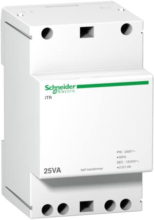 [3317000169] Ringetransformer TR 25VA 230/12-24VAC Bredde 54mm