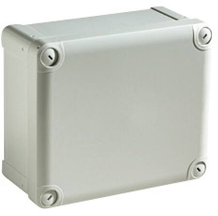 [7512401048] Kasse abs 192X164X87 gråt låg