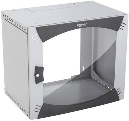 [1088010529] Actassi 19'' Rack 19'' Væg rack med glasdør BDH: 600 x 600 x 1045 21HE