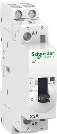 [3322078199] Kontaktor iCT 25A 2NO 24VAC on/off modulkontaktor bredde 18mm