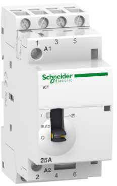 [3322078335] Kontaktor iCT 25A 4NO 230VAC on/off modulkontaktor bredde 36mm