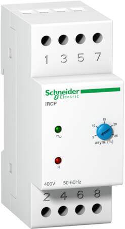 [3322074957] Fasebrudsrelæ iRCP 1CO 8A 3x400V bredde 54 mm