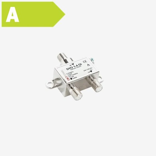 [0987411408] Fordeler DVU 1-4 Gl TV/Data, galvanisk adskilt, 1300Mhz