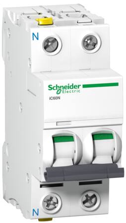 [3322060479] Acti9 Automatsikring iC60N 1P+N 10A B med dobbelt terminal 36 mm