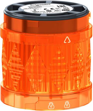 [7586048851] Harmony XVU Ø60 mm lystårn lysmodul med fast LED lys i orange farve