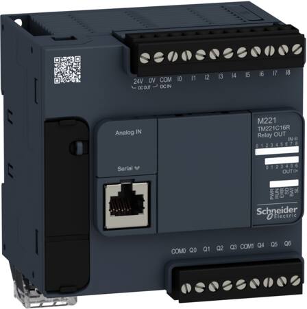 [7586047137] TM221 PLC,  DI9,AI2,DO7 RELÆ, 230 V