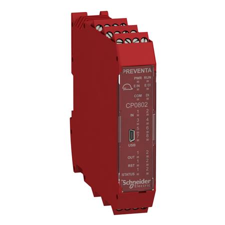 [7586296030] XPSMCM safetycontroller 8SDI,2x2 SDO,2DO