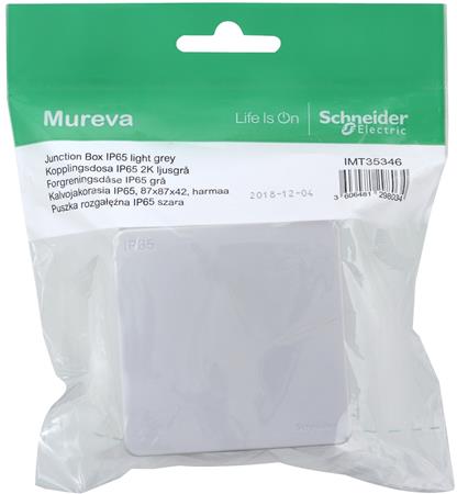 [9139152697] Forgreningsdåse Mureva IP65 lysegrå 1 stk