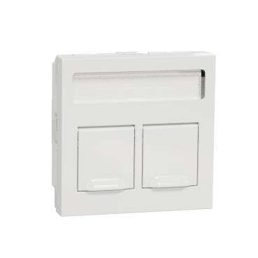 [9139123309] Dataudtag for 2xActassi S1 2 modul plan hvid
