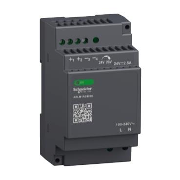 [7586060525] Modicon switchmode strømforsyning modular til DIN-skinne med 24 VDC 60 W-2,5 A udgang og 100-240 VAC