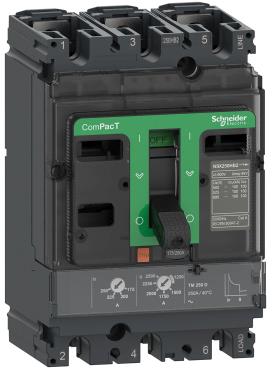 [3322739069] Maksimalafbryder ComPacT NSX160N 50 kA ved 415 VAC TMD strømrelæ 160 A 3 poler 3 beskyttede
