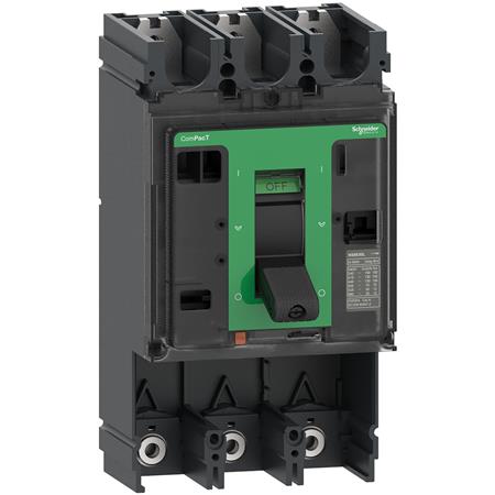 [3322743628] Maksimalafbryder uden strømrelæ ComPacT NSX630F 36 kA ved 415 VAC 50/60 Hz 630 A 3 poler