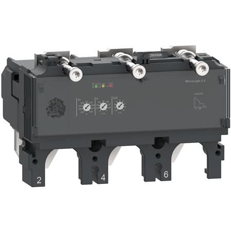[3322743686] Strømrelæ MicroLogic 2.3 for ComPacT NSX 400/630 maksimalafbrydere elektronisk mærkestrøm 400A 3 pol