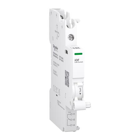 [3322096333] Acti9 Signal kontakt iOF 1OC 2mA til 100mA for iC60 Dobbelt terminal skrueklemme bund 24...230V AC &