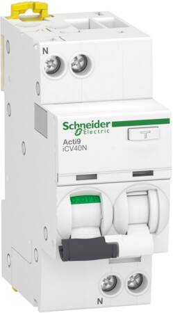 [3322098454] Acti9 Kombiafbryder iCV40N 1P+N 10A B 30mA 6kA kl. A 36 mm