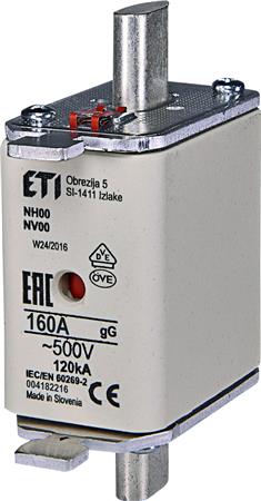 [0825100622] SIKRING NH00 160A GG 500V