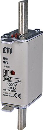 [0825101087] SIKRING NH0 160A GG 500V