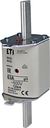 [0825100363] SIKRING NH2 63A GG 500V