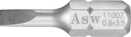 [0897106044] BITS LIGE KÆRV 0,6X3,5 70MM 1/4