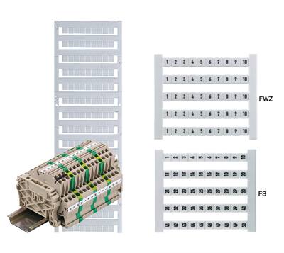 [7921210257] Mærkeark 5-FWZ 52306 mærke 51-60 i ark a 50 styk