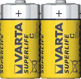 [0894101199] VARTA BATTERI SUPERLIFE C R14P 2-FOLIE