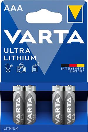 [9494601171] BATTERI PROF LITHIUM AAA 1,5V 4ST